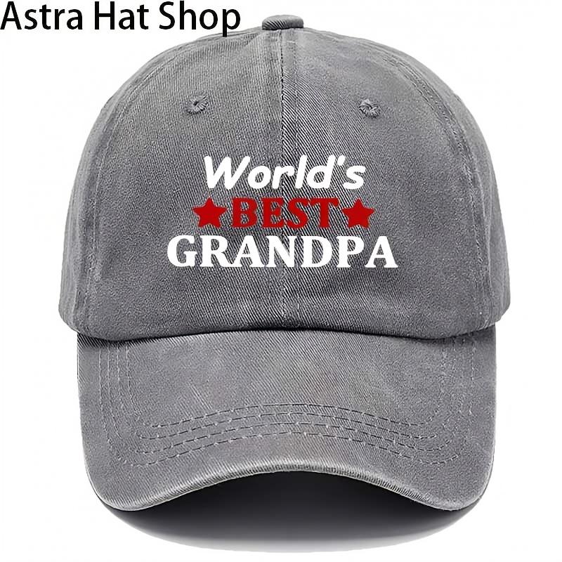 Trendy Baseball Cap with a Creative Grandpa Slogan a MustHave for Family Gatherings