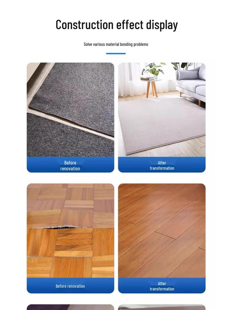 Multi-Purpose Super Glue for Wood, Leather, Carpet, & Flooring - Strong Adhesive