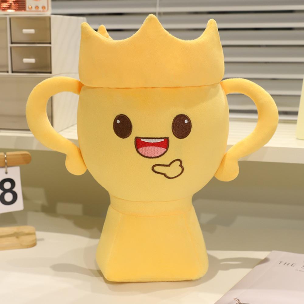 Victory Trophy Champion Trophy Plush Toys PP Cotton Victory Championship Plush Toys  Home Decor