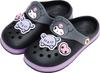 Planning Sanrio EVA Sandals for Cm J's Kids, MEV543, Kuromi, 18.0
