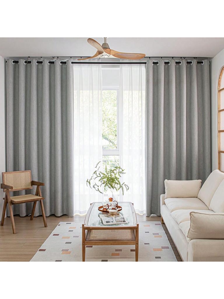 1pc 80%High Shading Blackout Curtain For Bedroom Living Room Cortinas Para Ventanas