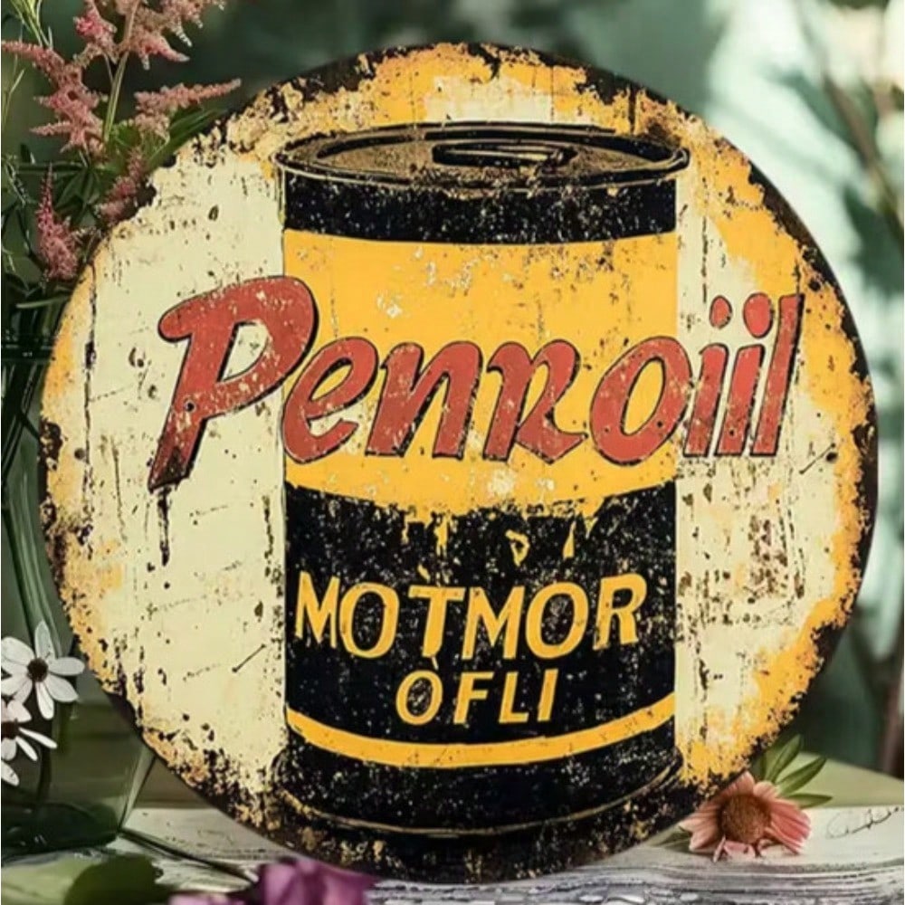 Винтажная жестяная металлическая вывеска для гаража Рустикальный декор стены паба Искусство для мужской комнаты
