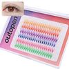 140 шт. Расширения кластерные ресницы DIY индивидуальные ресницы DIY красочные цветные ресницы Главная