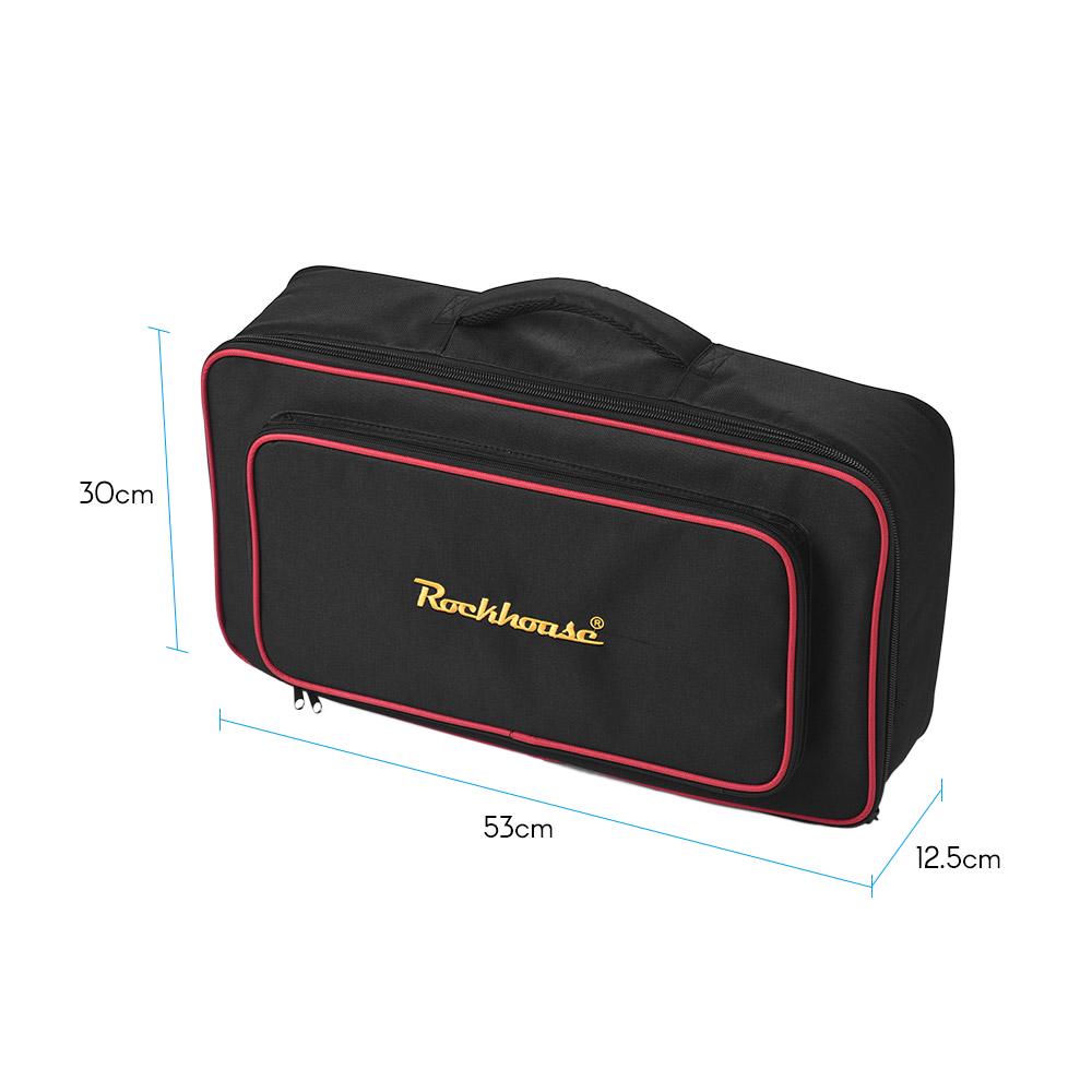 Портативная ручная сумка для концерта, устойчивая к истиранию, утолщенная ткань, сумка для педалборда, сумка для переноски гитары большого размера