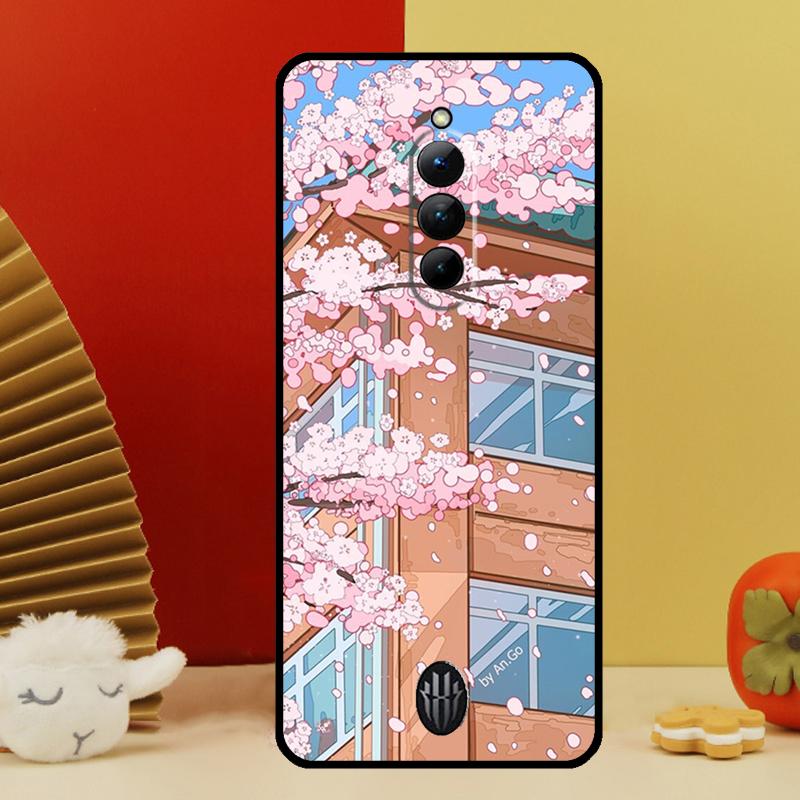 Токио Сакура вишневый цвет Ландшафт Чехол Для Nubia Red Magic 10 9 8 Pro Plus 6 7 6S 7S Pro 5G 6R RedMagic 8S 9S Pro Plus Обложка