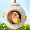 Bird Nest Hut Pet Cage Hanging Hummingbird Houses Birds House Outdoor for