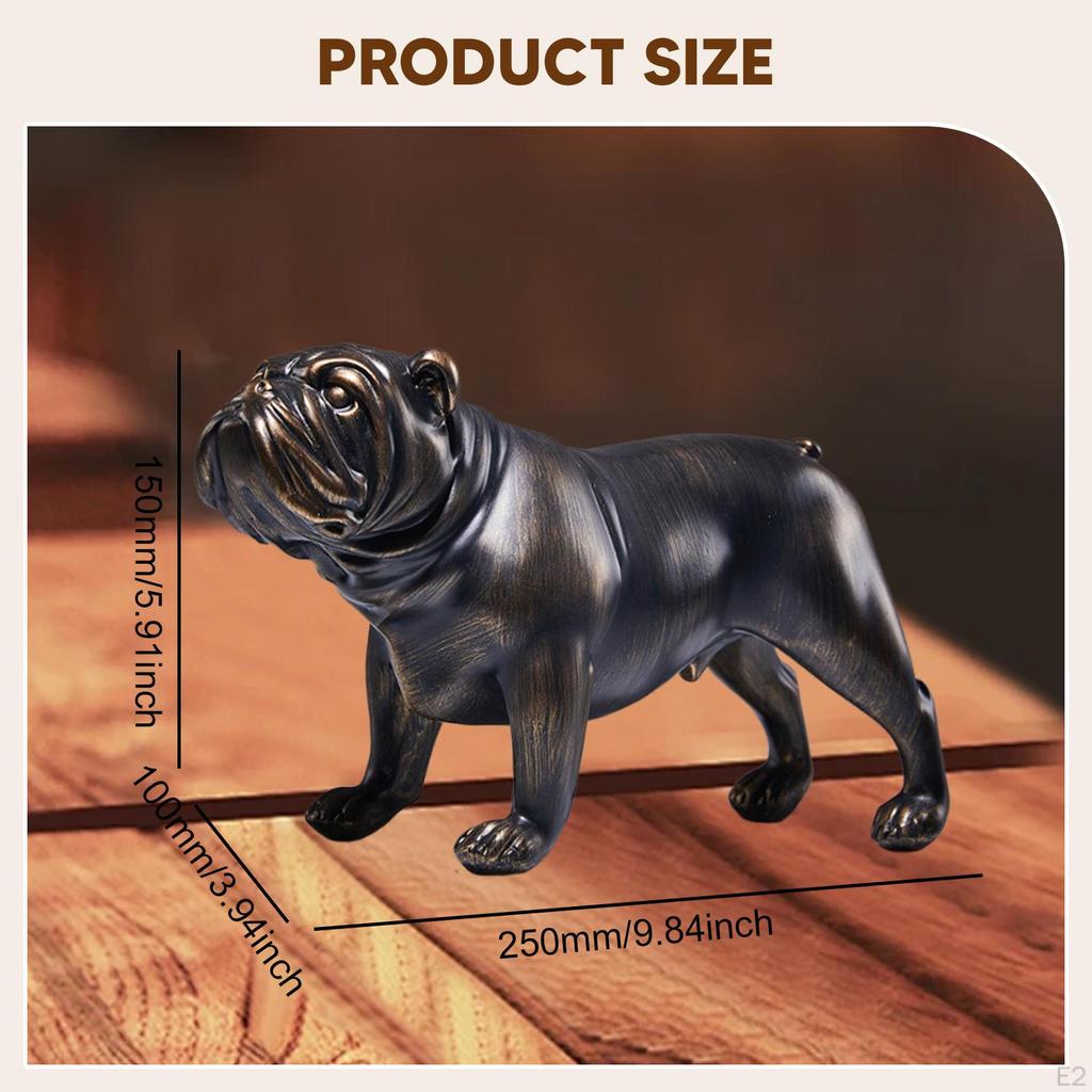 Statue Decorative Figurine Art Crafts Collectible, Tabletop Ornament, Animal Sculpture for Bookshelf