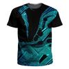 Fashion Men's Summer 3D T-shirt Printed Breathable Casual Round Neck Short Sleeved Sports Street Style Tops