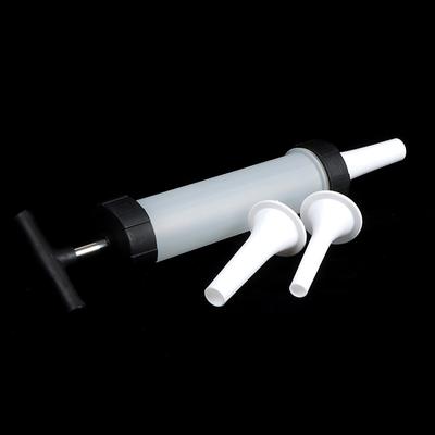 Машина для начинки мяса, колбасная машина, набивка, ручной пресс, 3 насадки, воронка