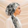 Модный Принт Хиджаб Платок на Голову Предварительно Завязанный Дизайн Бандана Повязка на Голову Предварительно Завязанный Головной Убор Для Женщин
