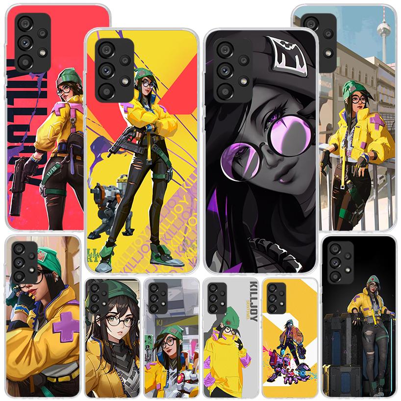 Valorant Killjoy Phone Case For Samsung Galaxy A17 A16 A15 A14 A13 A57 A56 A55 A54 A53 A37 A36 A35 A34 A33 A26 A25 A24 A23 Galax