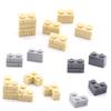 100PCS 1x2 Dots City Wall Bricks MOC House Building Blocks Accessories Parts Compatible 98283 Educational DIY Kids Toys