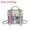 Style Solid Japanese Color Backpack Outdoor Large Capacity Transparent Itabag
