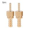 2pcs 410mm Brass Fitting Hose Barb Tail Reducer Reducing Plug Connector