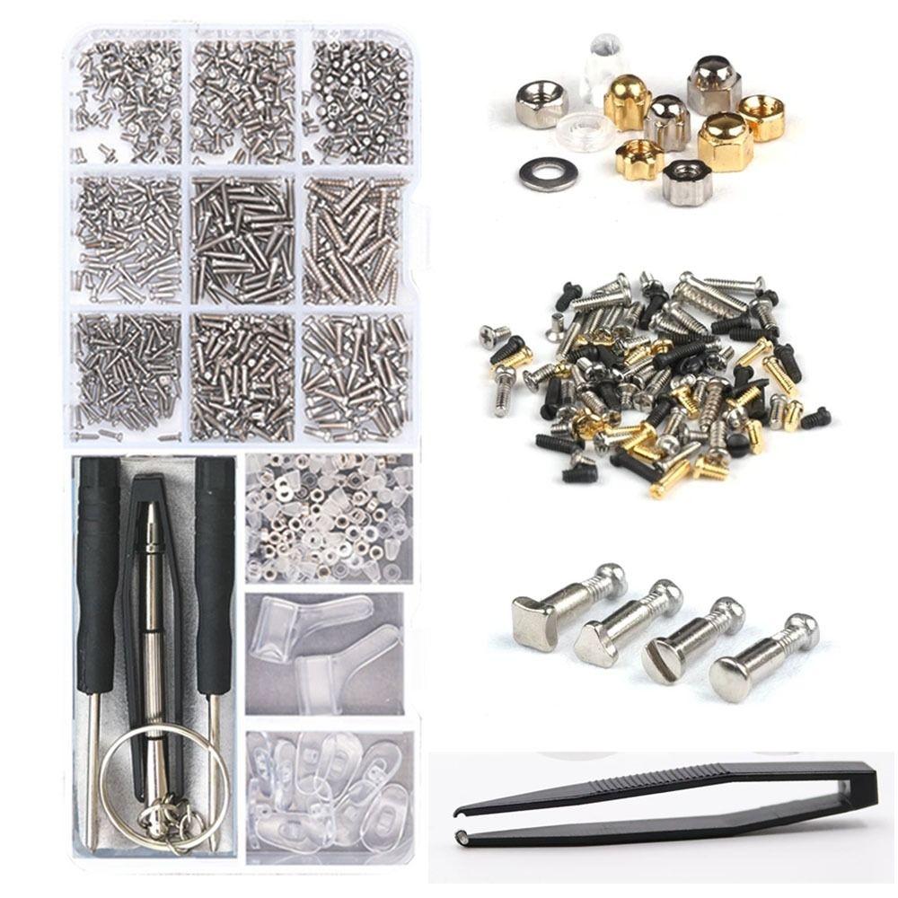 Tool Kit Screwdriver Screws Sets Repair Kit Tool Glasses Repair Screw Nut Eyeglasses Repairing Set