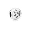 Sparking Diamond Heart Charm Beads Silver Bracelet Necklace DIY Jewelry Gift for Women