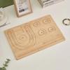 Wooden Bead Board with Ruler for DIY Bracelet Jewelry Making
