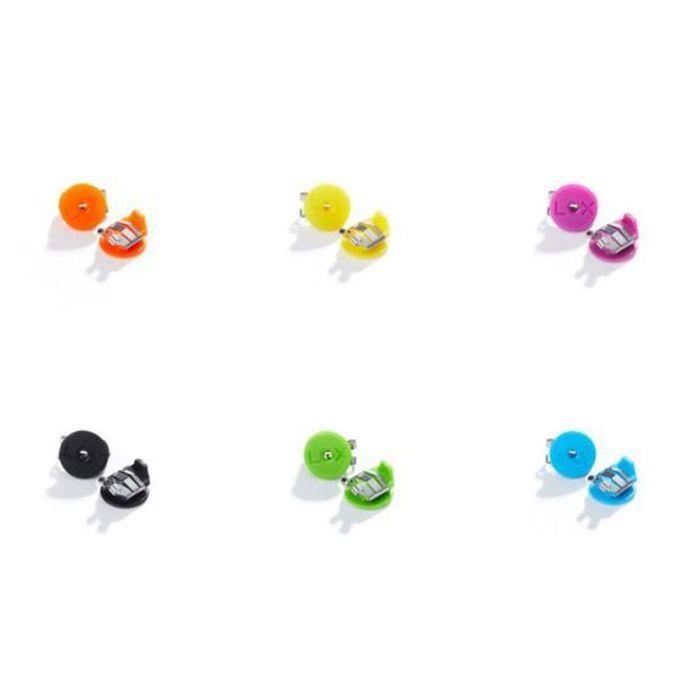 Stones and Minerals. Secure Clasp Hypoallergenic LOX Earrings. Pink Color. 2 Pairs.