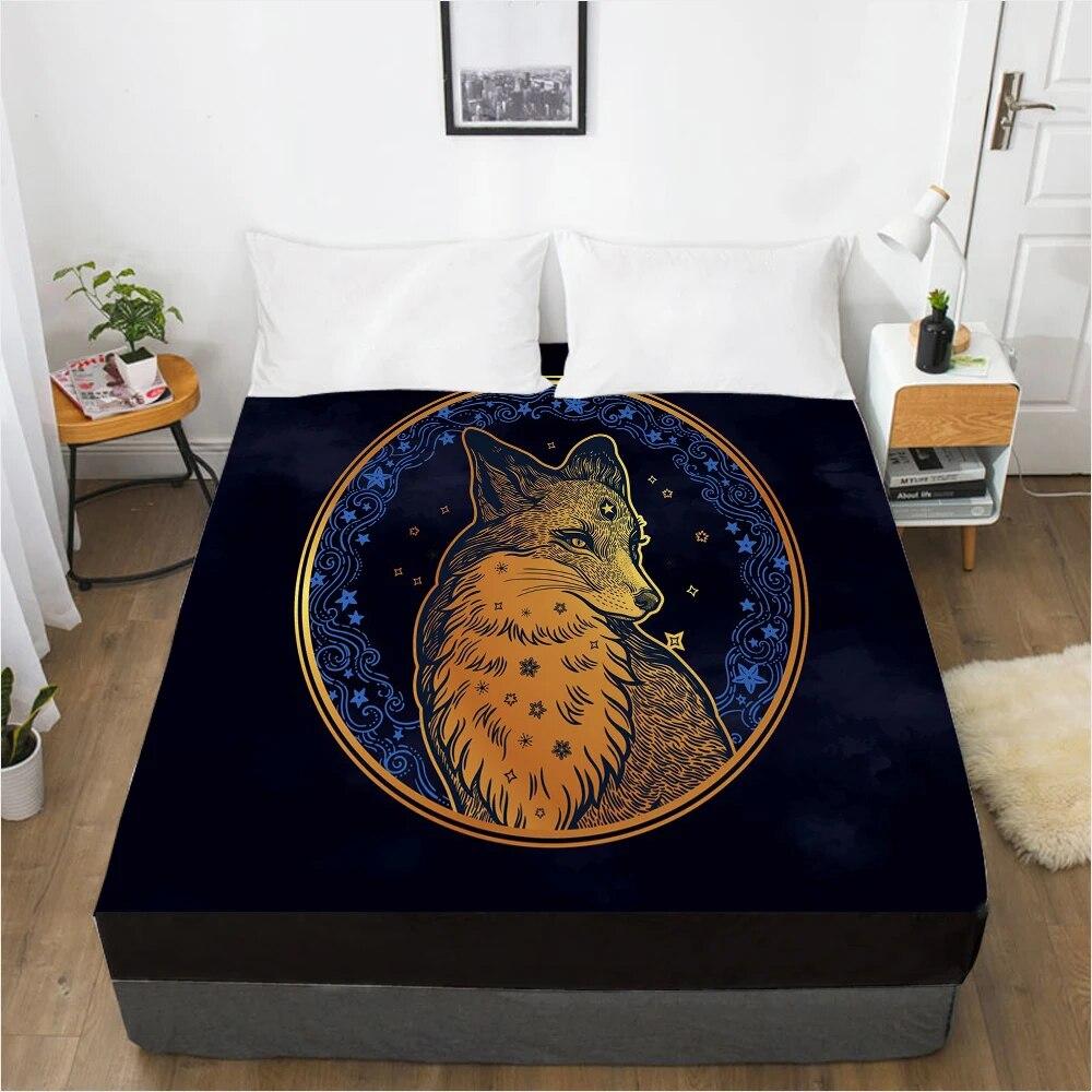 Customize Fitted Sheets Mattress Cover With Elastic Band 3D Bedsheet Linens 160x200 90x200 Bed Sheet Bedding Bohemia