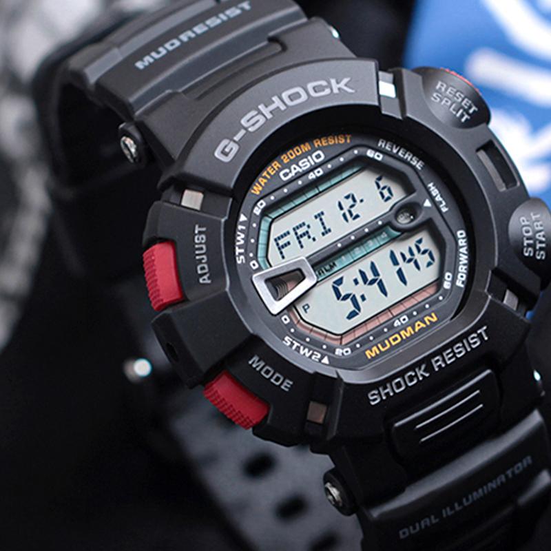 Casio Мужские часы Черные часы серии MASTER OF G-LAND G9000-1V G9000-1V