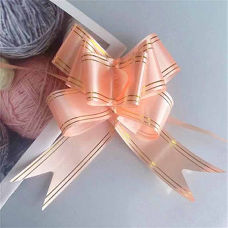 Bowknot Fruit Basket Bow Flower Wedding Ribbon Wedding Ribbon Handle Decorative Handmade Car Door