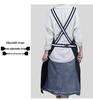 Нейлоновый рабочий фартук без рукавов в корейском стиле для кофейни и парикмахеров