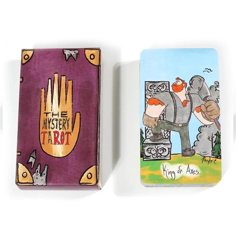 Загадочные карты Таро 78 шт. Колода карт Вдохновленные Гравити Фолз Английская версия Ведьминские Для начинающих, Классические гадальные карты Таро