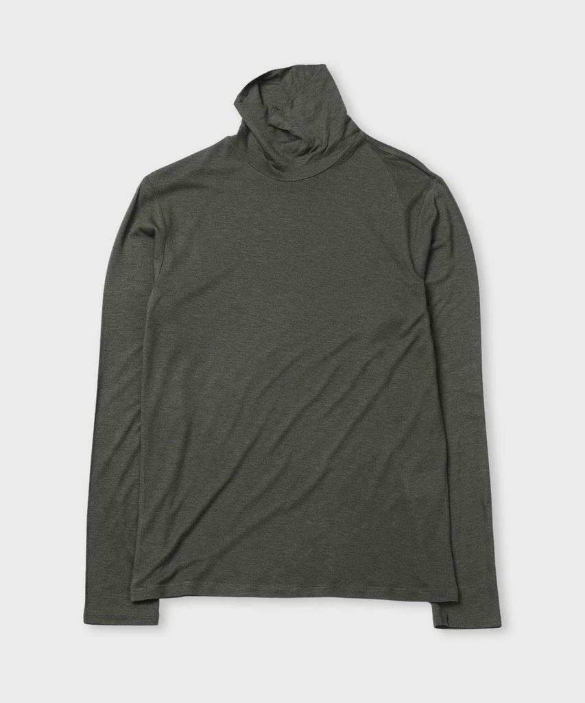 PANICALE Slim Fit Wool Blend Turtleneck T-Shirt [7 Colors] (Type B)