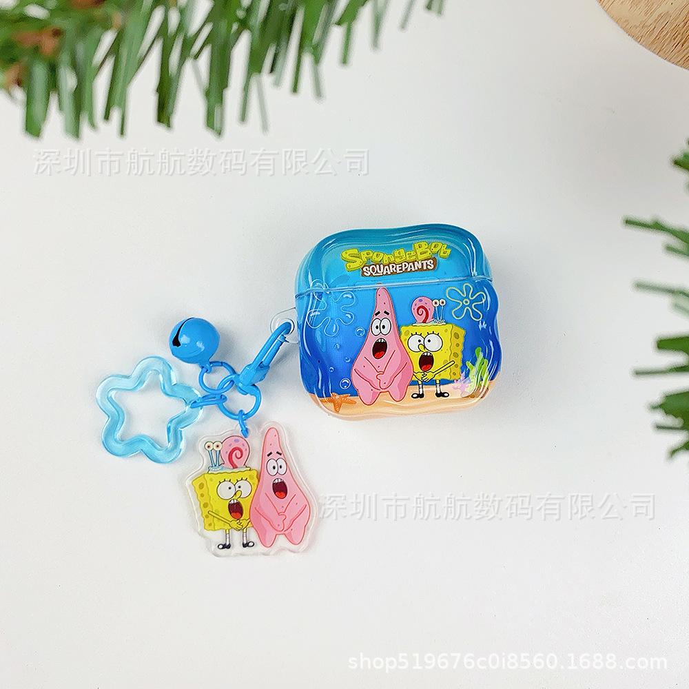 Cute Surprise SpongeBob Patrick Star AirPods 1 Apple Case Bluetooth Pro 1 Generation 1 Headphone Case