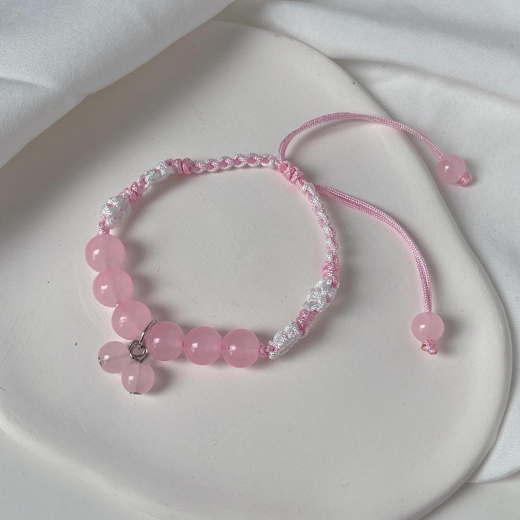 Имитация плетеного браслета из нефрита Хотан с пряжкой-миром, дизайн с двумя кольцами - женский подарок в этническом стиле