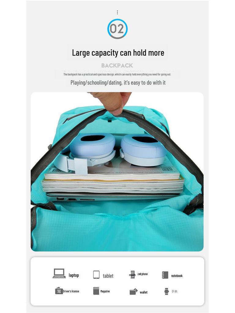 Ultra-Light Foldable Outdoor Travel & Sports Backpack