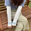 Women Sunscreen Sleeves Sunscreen Hand Sleeve Half Finger Sleeves Sun UV Protection Hand Cover