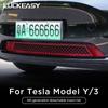 LUCKEASY для Tesla Model 3 Y 2023, внешние аксессуары для автомобиля, передний нижний бампер, сетка от насекомых, пылезащитная внутренняя вентиляционная крышка