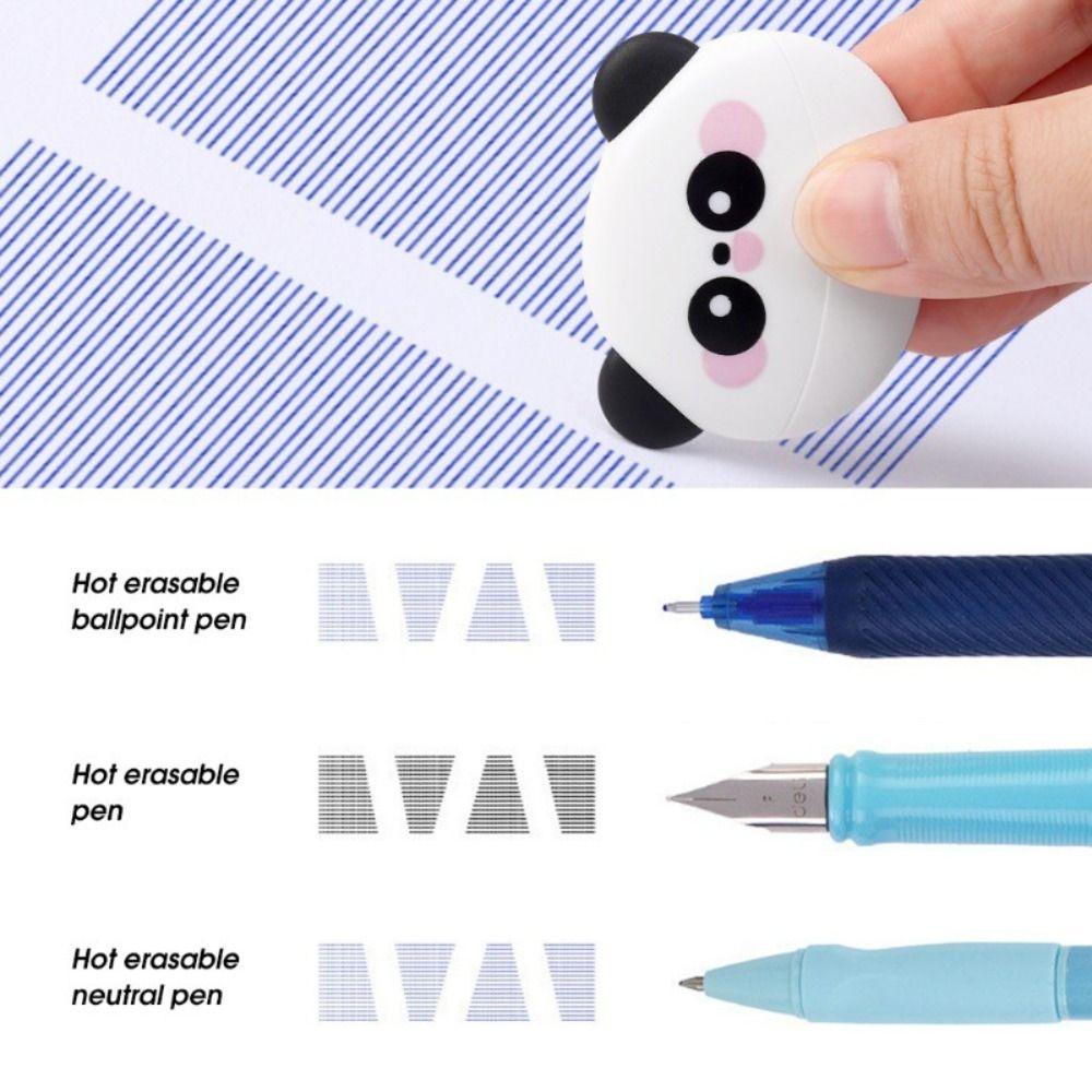 Two-headed Panda Rubber Traceless Writing Correction Tool Kawaii Heat Eraser