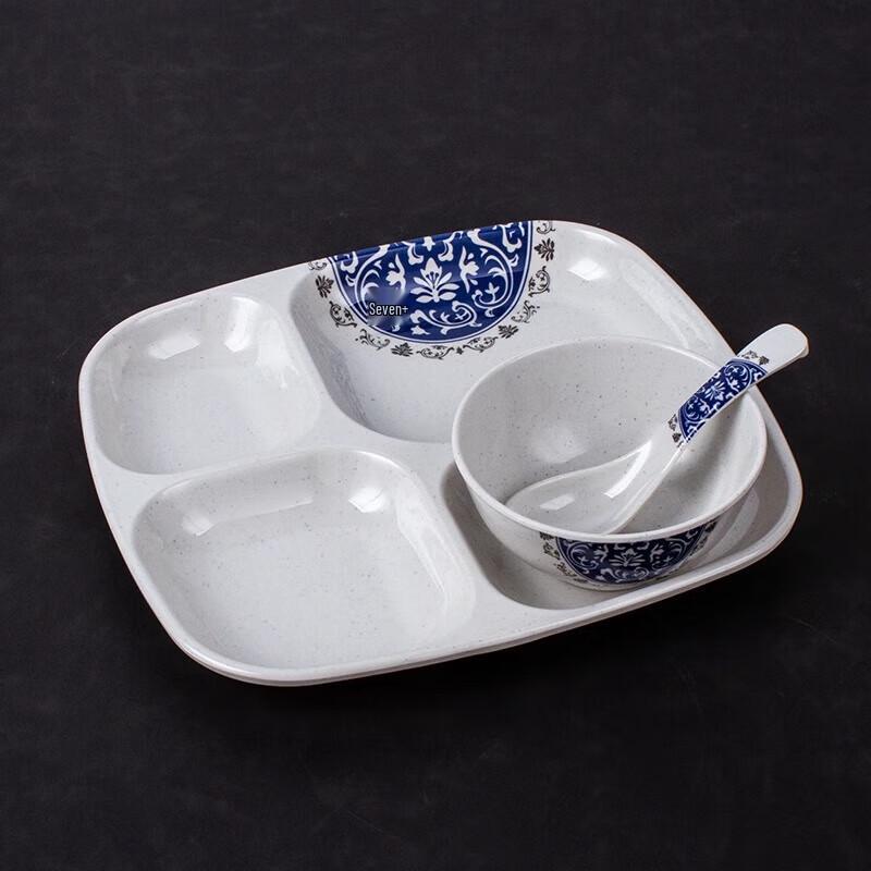 Набор melamine тарелок для ужина с отделениями в китайском стиле
