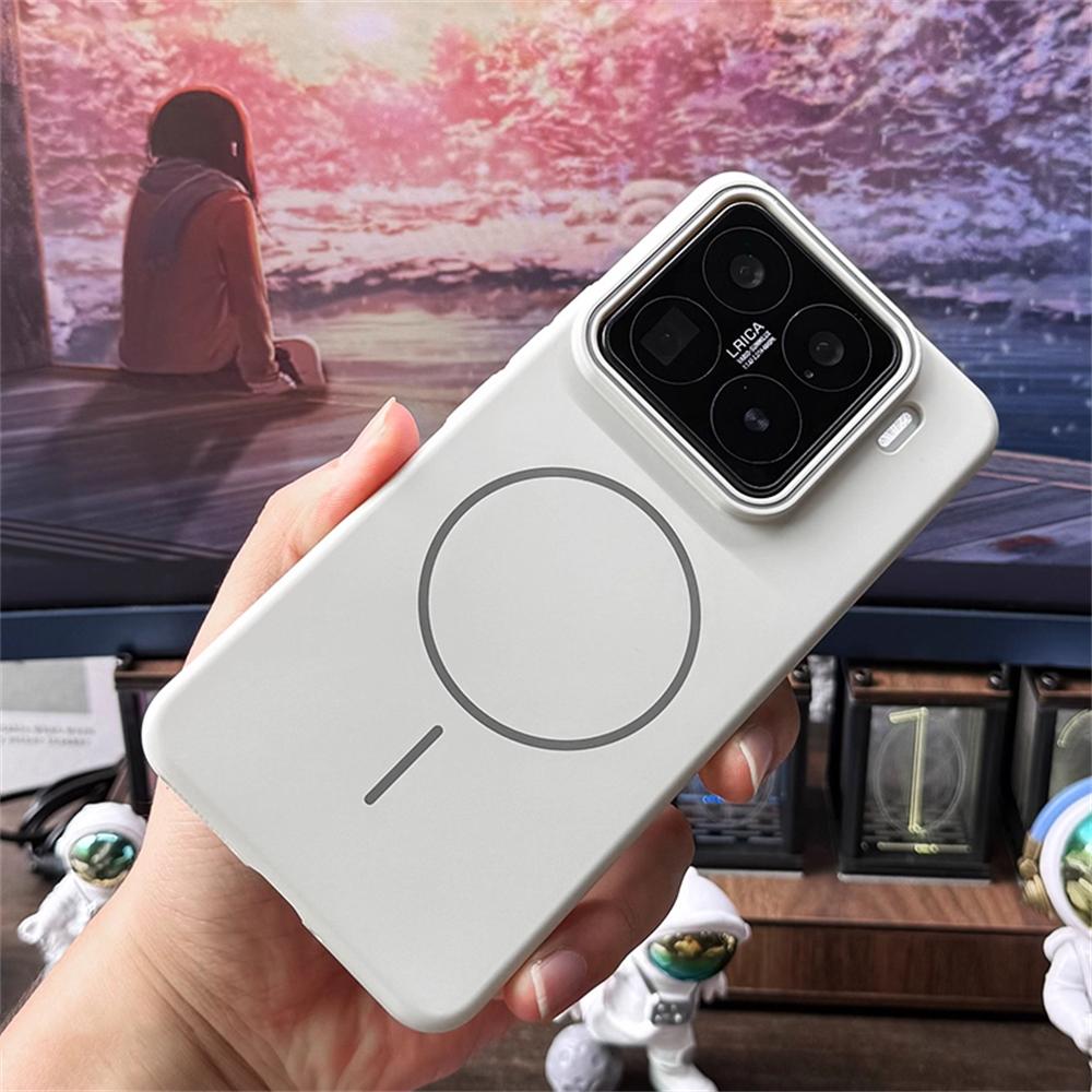 Ультратонкий матовый жесткий чехол для телефона из ПК для Xiaomi Mi 15 Pro и других - Совместим с магнитной беспроводной зарядкой