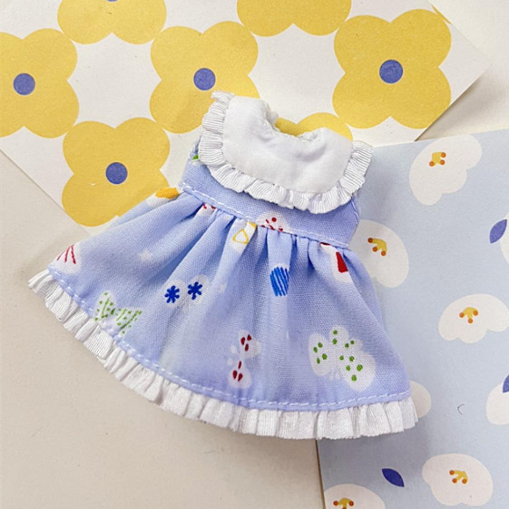 Ручная работа Печатные Платья Аксессуары 6 Стилей Наряды для Кукол Платья Модная Одежда для Кукол Юбка для Кукол 1/11 OB11 / для 1/12 BJD