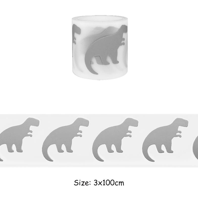 100x3cm Reflective Animals Iron-On Transfers Beast Fish Rabbit Wolf High Visibility Iron On Patch DIY Fashion New Heat Transfer Garment Accessory