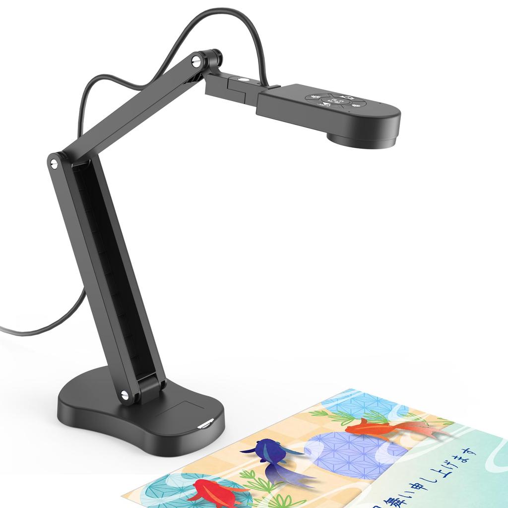 Gawervan Document Calligraphy Actual Web 8 Million Foldable USB Image Reversal Function LED Light Compatible with Web from Adapter Camera, Camera,