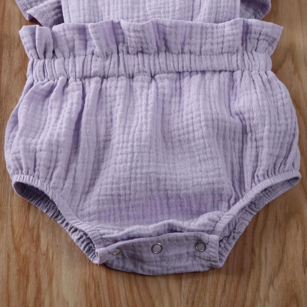 Fashion Newborn Infant Baby Girl Lace Ruffles Out Romper Jumpsuit Sunsuit Outfit Clothes