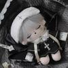 Niannyyhouse Hooded Tuxedo Cloak Dark Nun Suit 20cm Plush Clothes Cotton Doll Accessories Dress-Up