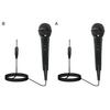 Wired Dynamic Microphone Plug-Play Universal Cardioid Dynamic Vocal Mic with Long Cable Karaoke Singing Machine Accessories