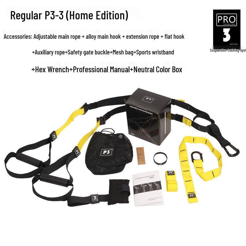 TRX Suspension Straps & Resistance Bands Set: Fitness Training Kit & Pull-Up Bar