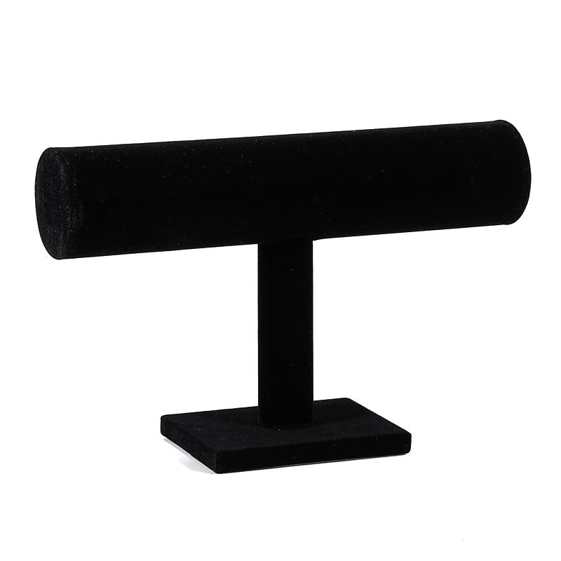 Jewelry Display Rack One Layer Jewelry Storage Rack For Bracelets Watches Necklaces T-Bar Bracelet Display Racks