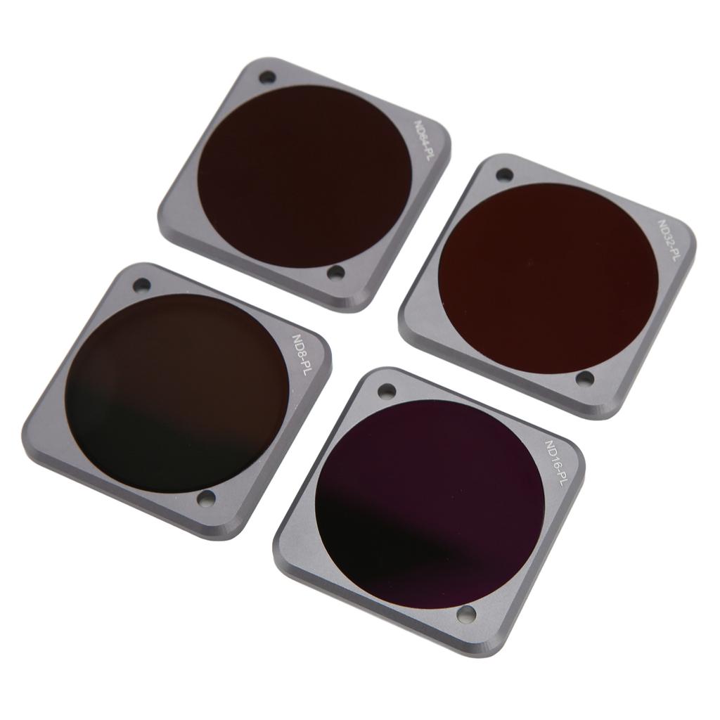 Junesta 4 In 1 NDPL Filter ND8‑PL ND16‑PL ND32‑PL ND64‑PL Filters for DJI Action 2 Camera