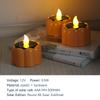 Pumpkin Solar Tea Light LED Candle Light Outdoor Waterproof Energy Electronic Flickering Solar Lamp Garden Halloween Home Decor