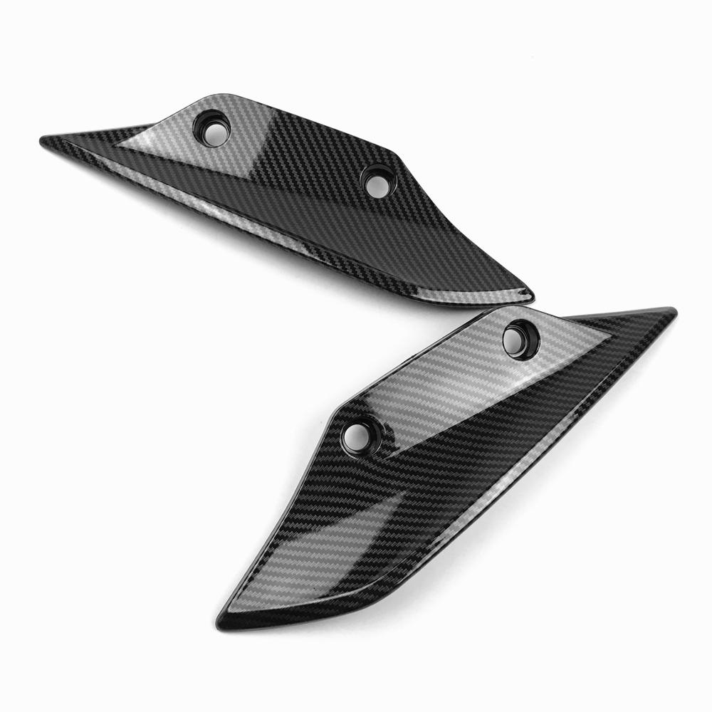 Для BMW S1000RR 2009 - 2014 Мотоцикл Передняя Панель Обтекателя Крыло Аэродинамические Крылышки Карбон S1000RR 2010 2011 2012