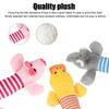 Popular Squeak Chew Sound Dolls Durability Pet Funny Plush Toys Elephant Duck Pig Dog Cat Fleece Toys Fit for All Pets