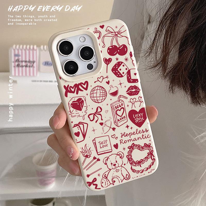 Новый Чехол для Телефона с Принтом и Большими Отверстиями Для iPhone 17 Pro Max 16 Plus 15 13 12 11 14 Air С Популярным Дизайном Мягкая Силиконовая Крышка