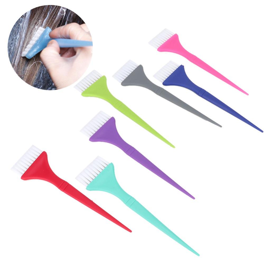 7PCS Long Handle Hair Dyeing Brush Set Soft Brush Hair Dye Brush Hair Coloring Brush Salon Use